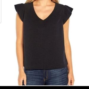 NEW Three Dots Double Gauze Top